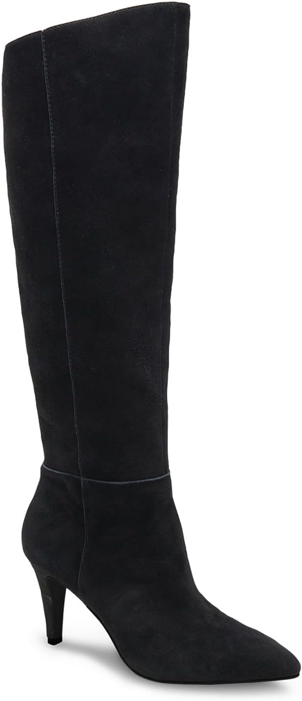 Coutgo Womens Wide Calf Knee High Boots for Stylish Comfort