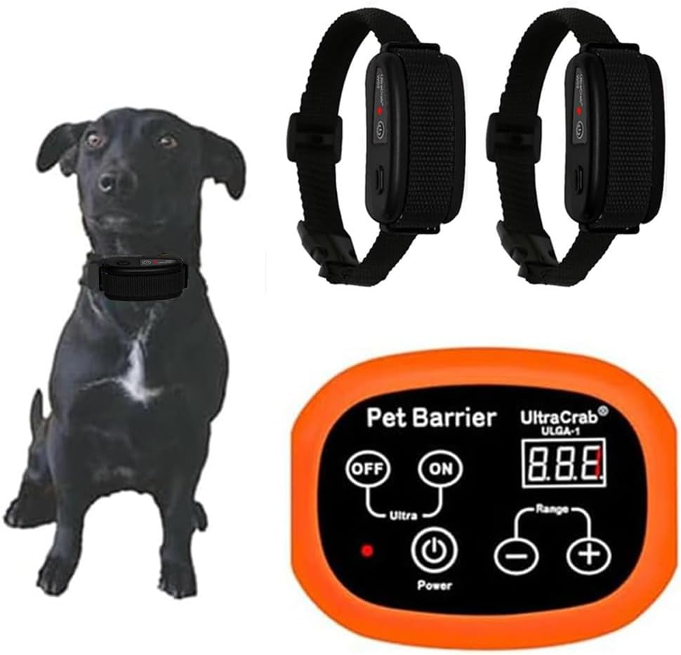 Indoor Pet Barrier for 2 Dogs - Wireless Electric Fence Kit