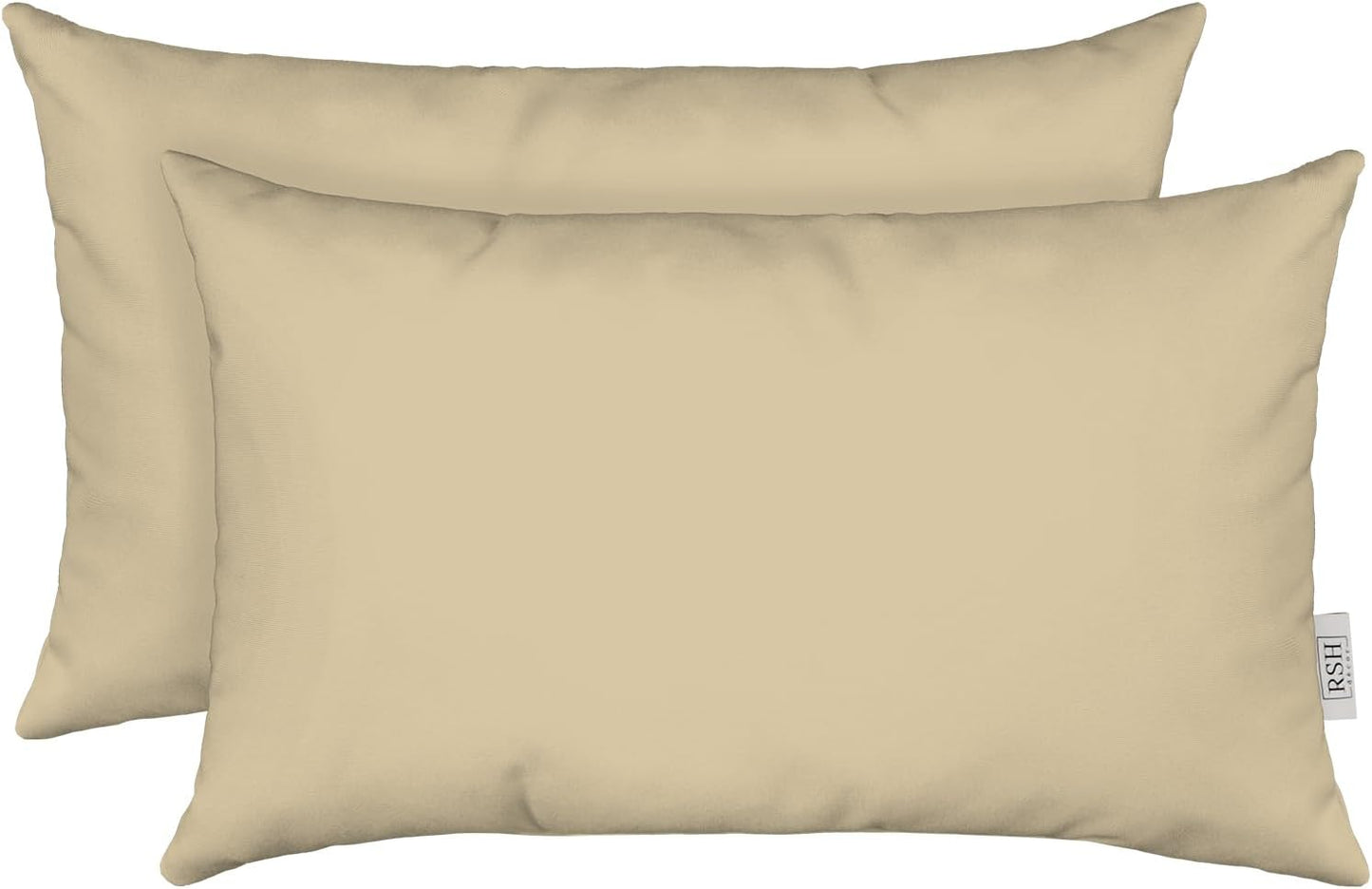 Sunbrella Jumbo Lumbar Throw Pillows Set of 2 for Indoor Outdoor