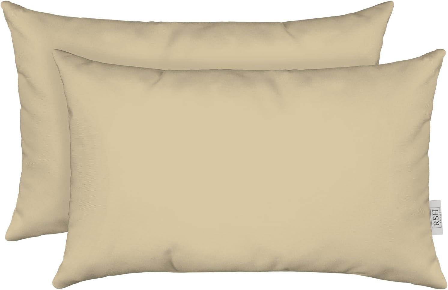 Sunbrella Jumbo Lumbar Throw Pillows Set of 2 for Indoor Outdoor
