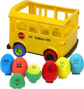 Lil Yolkers School Bus Egg Toy Set - Boosts Skills!