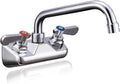 Leak-Free Commercial Sink Faucet 4 in Center 8 in Spread - Durable