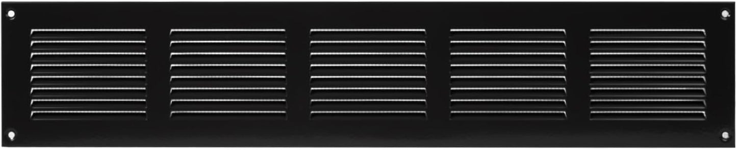 Repa Market Black Air Vent Cover 20in x 4in for HVAC Systems