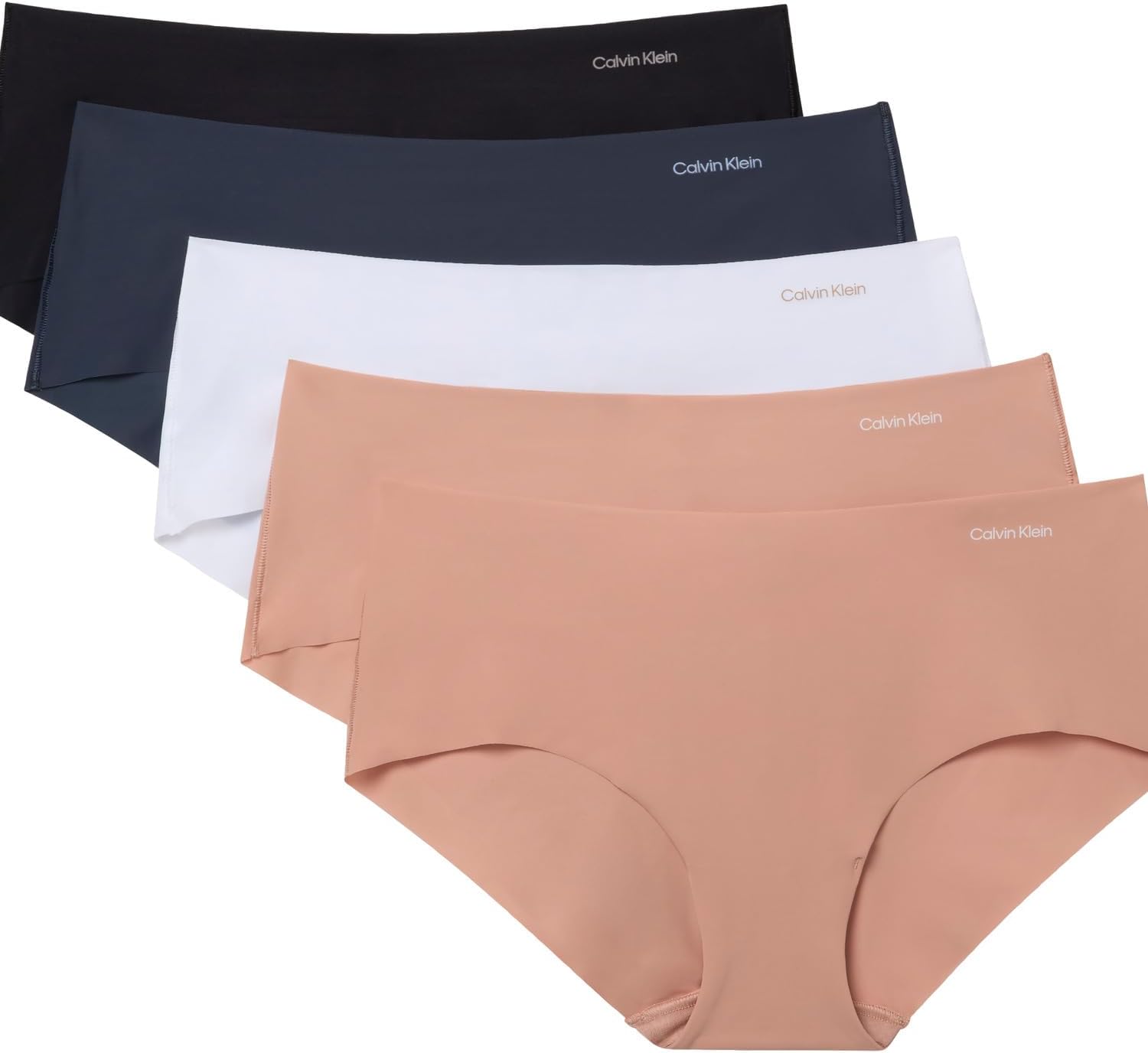 Calvin Klein Women's Invisibles Seamless Hipster Panties Multipack