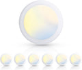 ECOELER 5CCT Selectable LED Flush Mount Ceiling Light - 6 Pack