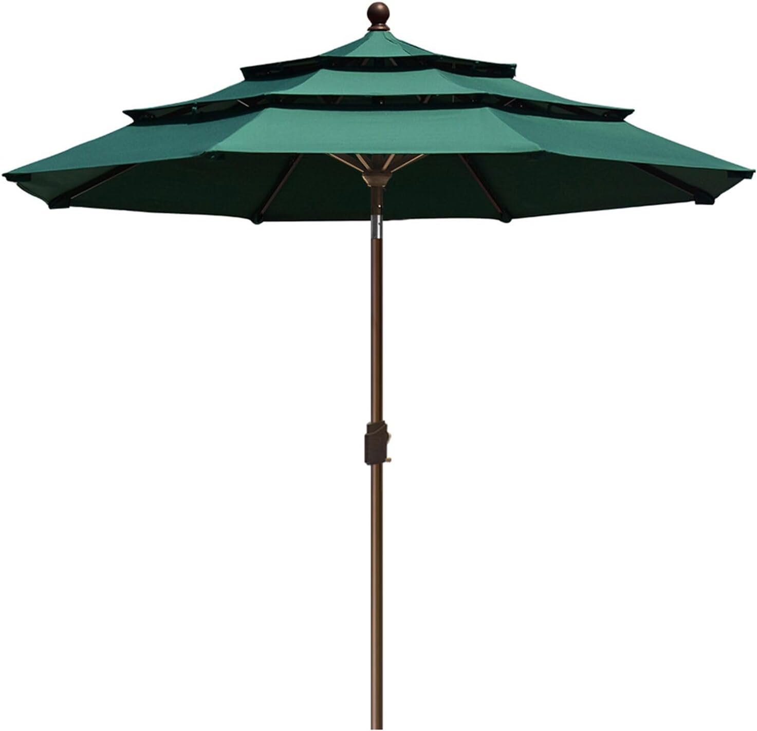 9Ft EliteShade Market Umbrella with 3 Tiers for Outdoor Use