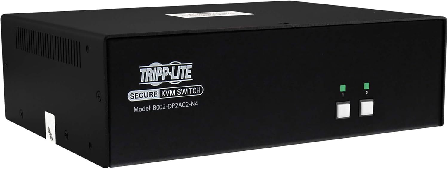 Tripp Lite Secure KVM Switch for 4K Video and Data Security