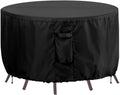 Outdoor Waterproof Patio Table Furniture Set Cover 62in Dia x 28in H