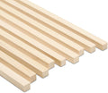 Square Wood Dowel Rod 48in x 1/2in Pack of 25 - Unfinished Birch