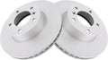 TRQ Front Brake Rotors Set for BMW 128i and 325i Models