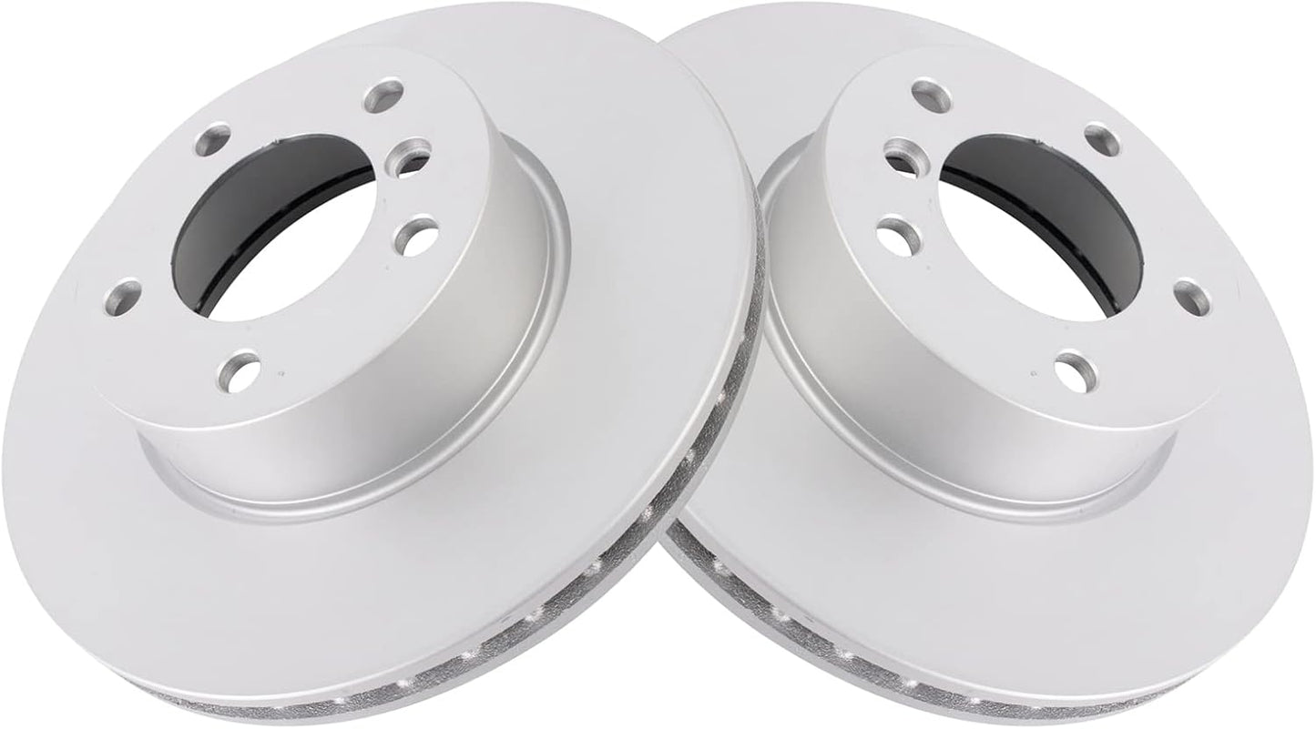TRQ Front Brake Rotors Set for BMW 128i and 325i Models