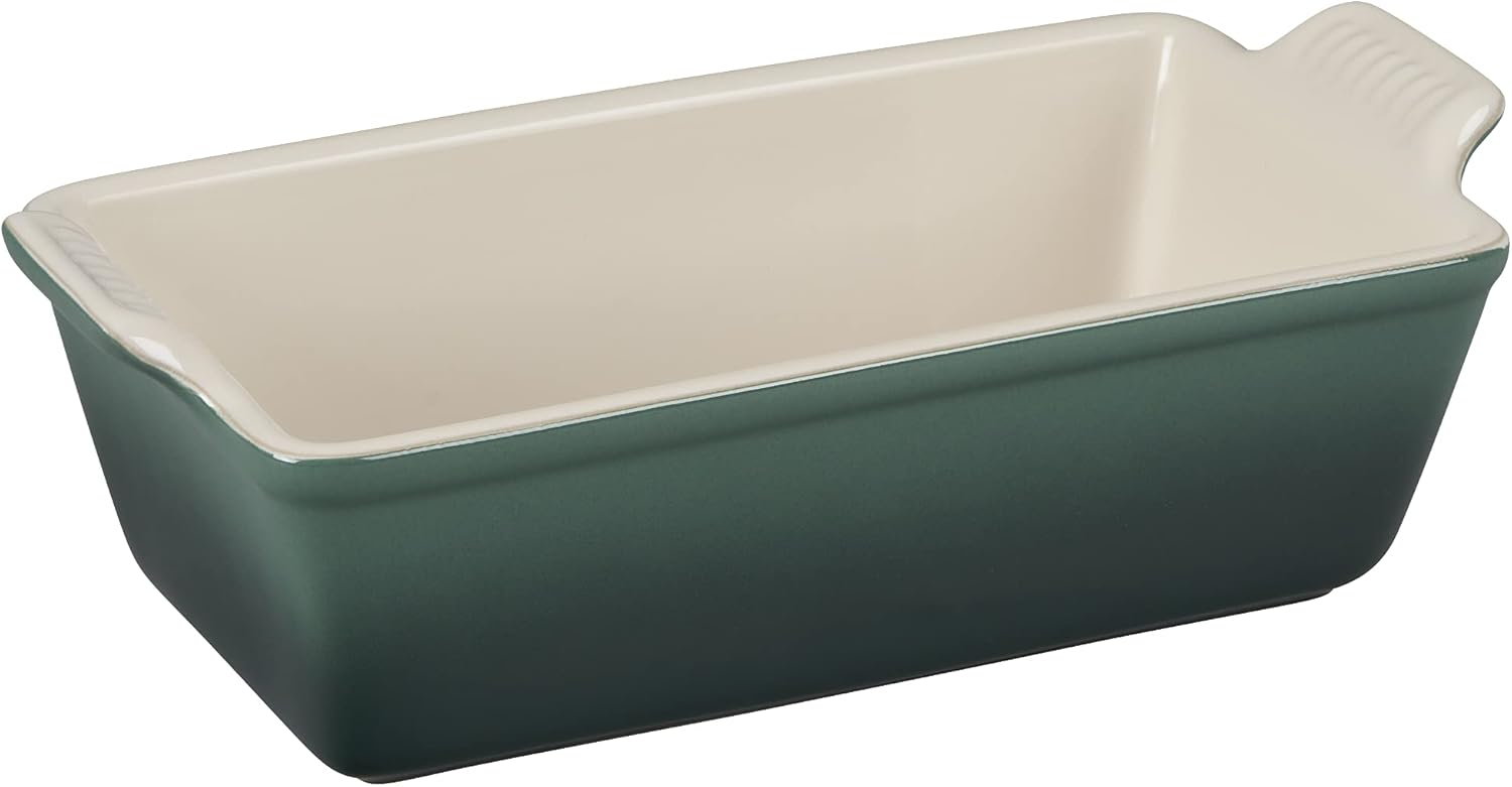 Le Creuset Stoneware Heritage Loaf Pan for Perfect Baking