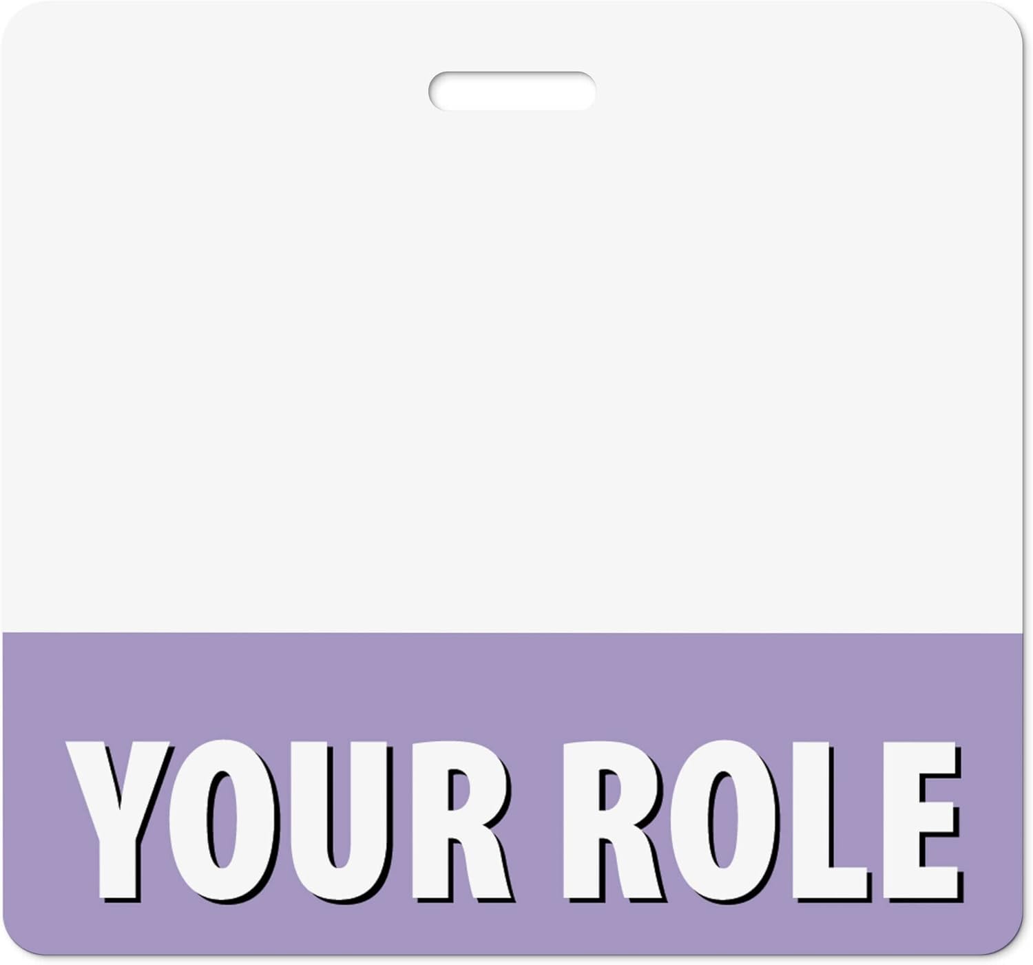 Durable Double-Sided Light Purple ID Backer Cards 100 Pcs