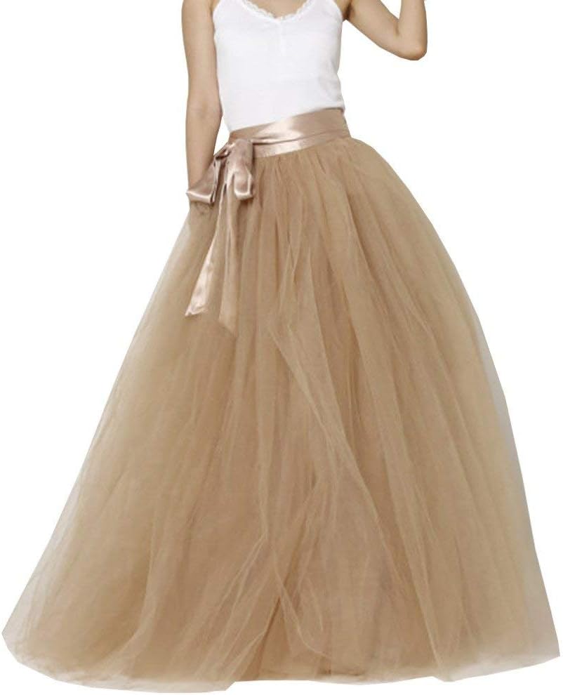 EllieHouse Womens Long Tutu Skirt for Parties and Events