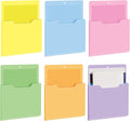 Magnetic Wall File Organizer 6 Pack - Large Refrigerator Holders