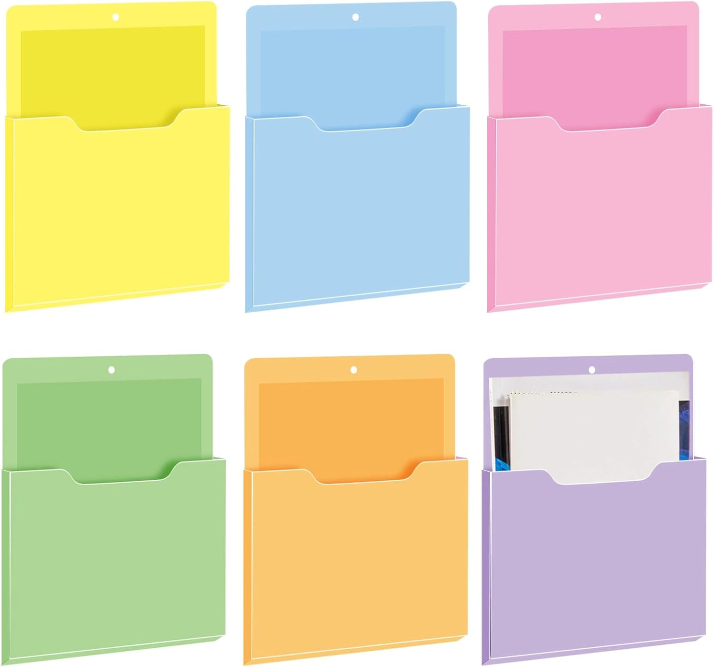 Fuutreo Magnetic Wall File Organizer for Home and Office Use