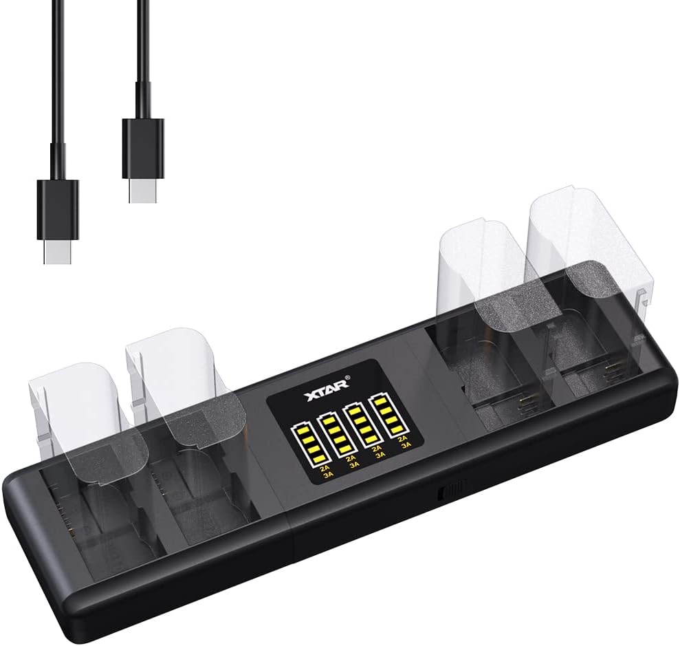 XTAR SN4 Multi Battery Charger for Nikon EN-EL15 and More
