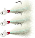 Dr.Fish Bucktail Jig Lure 3 Pack for Saltwater and Freshwater Fishing