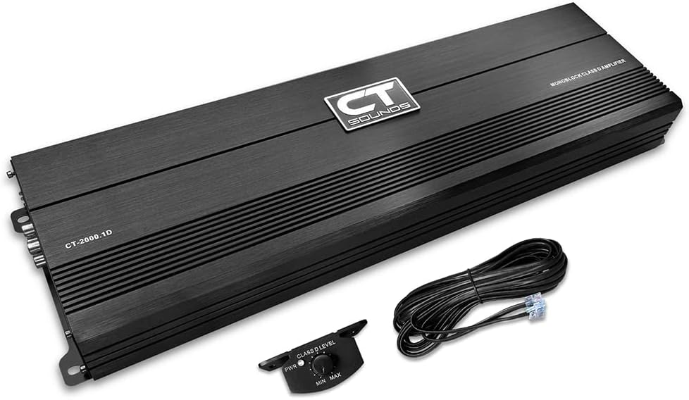 CT Sounds CT-2000.1D Compact Class D Car Audio Amplifier Review