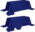 Waterproof Rectangle Tablecloth 90x132 in - Stain Resistant Polyester