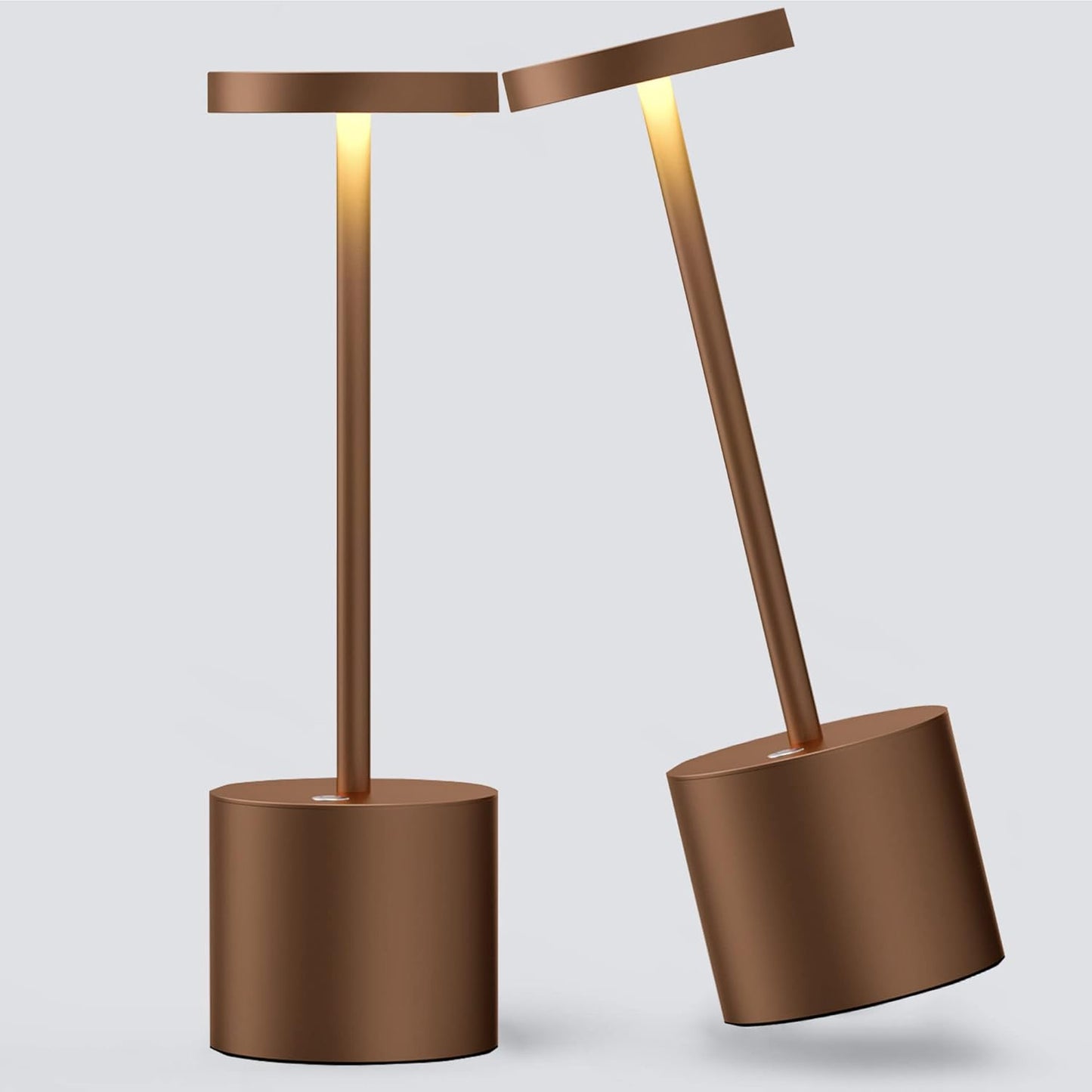 Cordless Table Lamp 2Pack with Rechargeable LED Battery 5000mAh