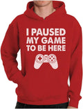 Game on Pause Gamer Hoodie - Funny Gift for Men