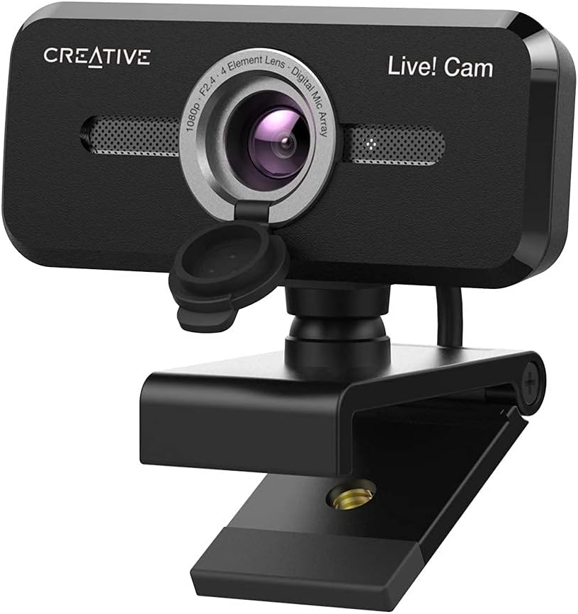Creative Live! Cam Sync 1080p V2 Webcam with Auto Mute Feature
