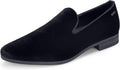 Mens Velvet Loafers Slip-on Dress Shoes - Comfortable (Style CLLW)