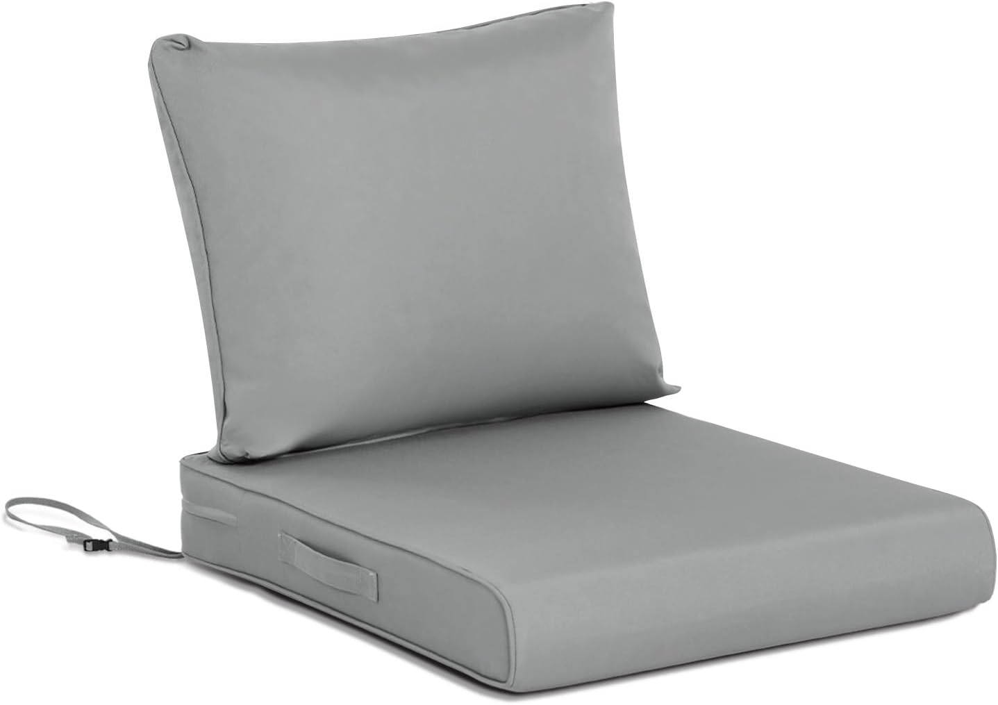 BPS 24x24 Inch Deep Seat Outdoor Cushion Set for Patio Chairs