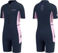 Seaskin Kids Wetsuit for Boys Girls Toddler - 2mm Front Zip Shorty is