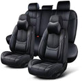 Auto Car Seat Covers Full Set Leather Cushion Protector - Breathable