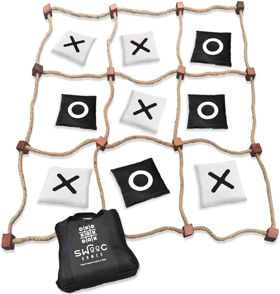 Giant Tic Tac Toe Game Outdoor for Family Fun and Skill