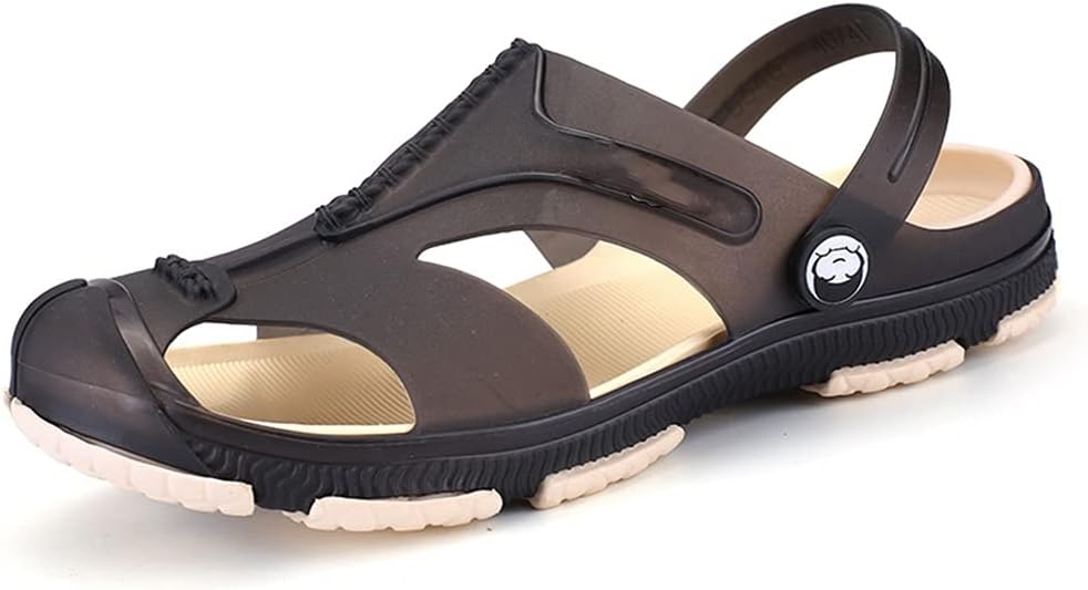 YANGU Men's Lightweight Water Sandals - Black (EU 40)