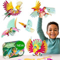 Clixo Tropical Birds Pack - Magnetic STEAM Building Toy with Wing