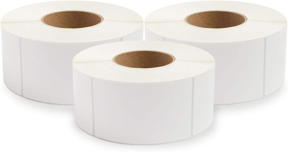 enKo 3 Rolls, 1050 Labels: High-Quality Thermal Labels