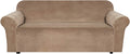 Stretch Velvet Sofa Cover for Extra Wide Sofas - Soft Velour Slipcover