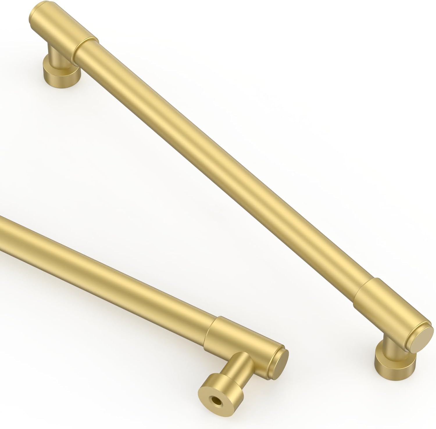 10 Pack 10 Inch Brushed Gold Kitchen Cabinet Handles for Upgrades
