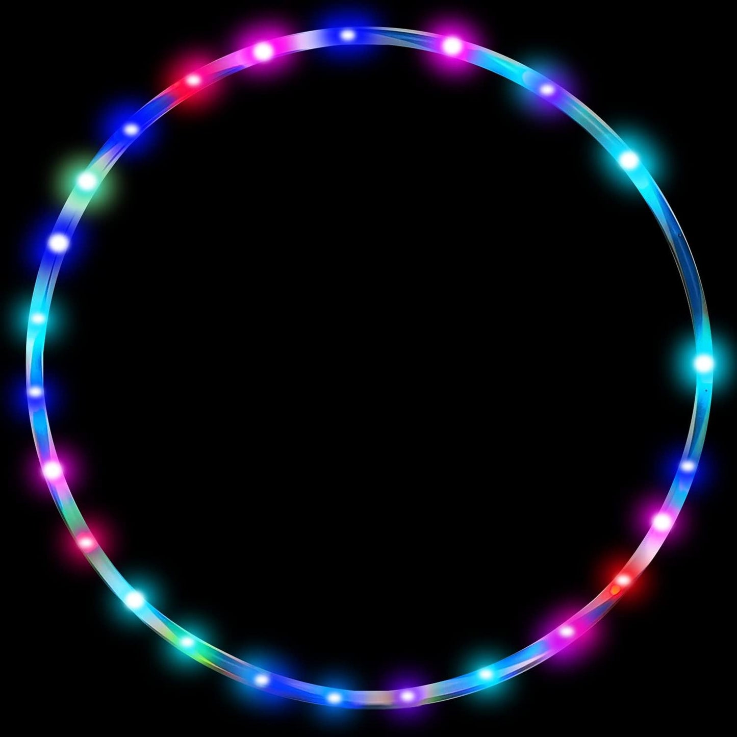 LED Hoop Dance Exercise Light Up Hoop for Fun and Fitness