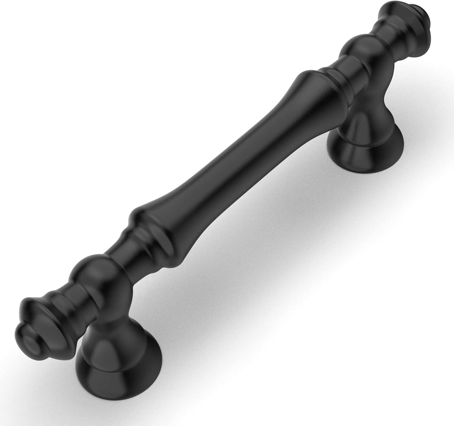 Amerdeco 10 Pack Matte Black Cabinet Pulls for Kitchen and Bath