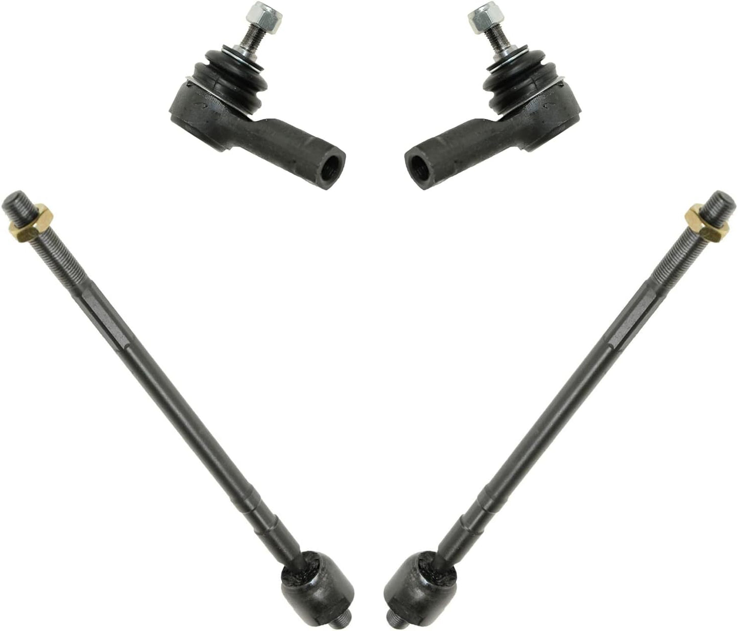 TRQ Front Tie Rod Set for 2003-2006 Mitsubishi Outlander