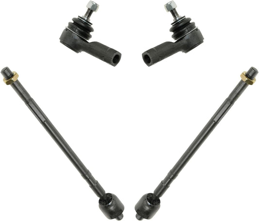 TRQ Front Tie Rod Set for 2003-2006 Mitsubishi Outlander