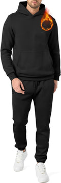 JMIERR Men's 2 Piece Hoodie Sweatshirt Tracksuit & Joggers - Warm