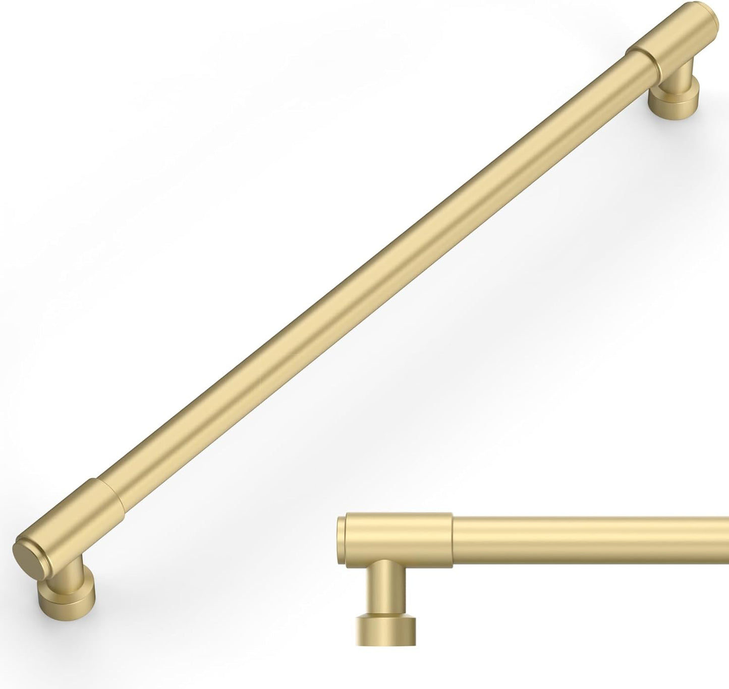 Brushed Gold Cabinet Pulls for Kitchen and Bathroom by Amerdeco