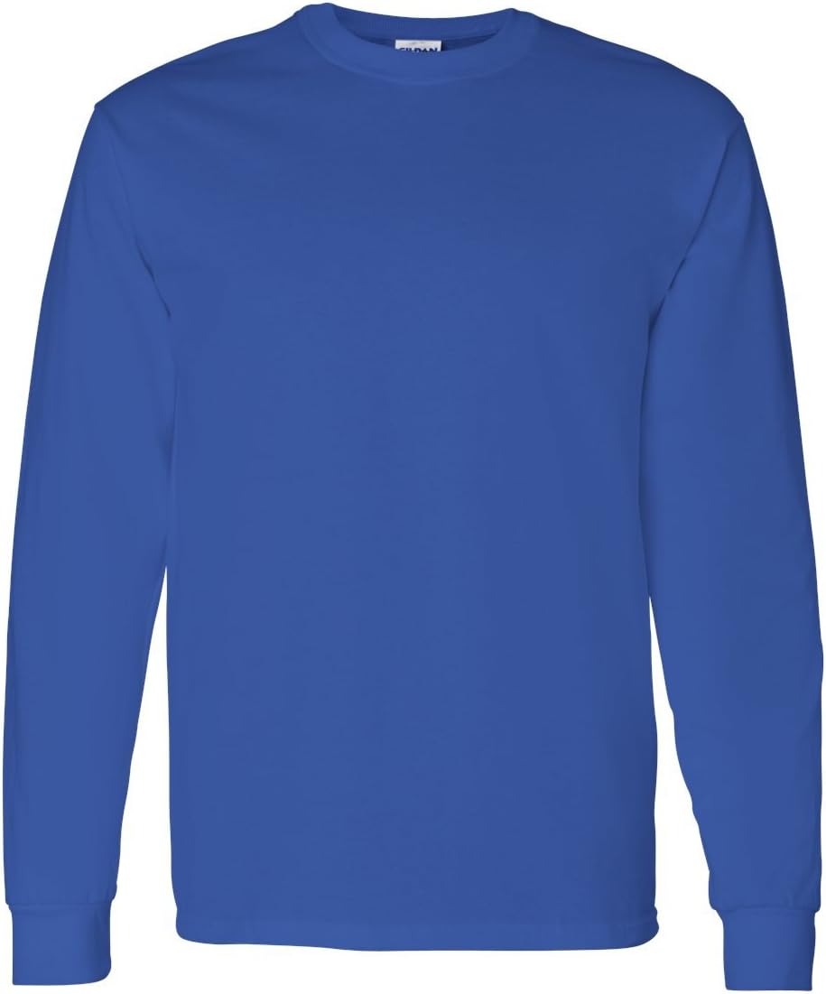 Gildan Adult Heavy Cotton Long-Sleeve T-Shirt for Comfort