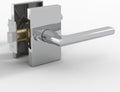 Mega Handles Glamor Privacy Door Handle Set - Polished Chrome