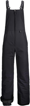 Men's Insulated Waterproof Ski Bib Overalls - Windproof Warm Fit