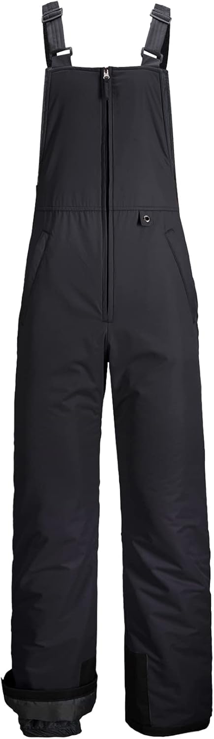 GEMYSE Men's Insulated Waterproof Ski Bib Overalls for Winter