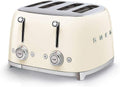 Smeg 50fts Style Retro 4 Slice Toaster Cream - Retro Kitchen Staple
