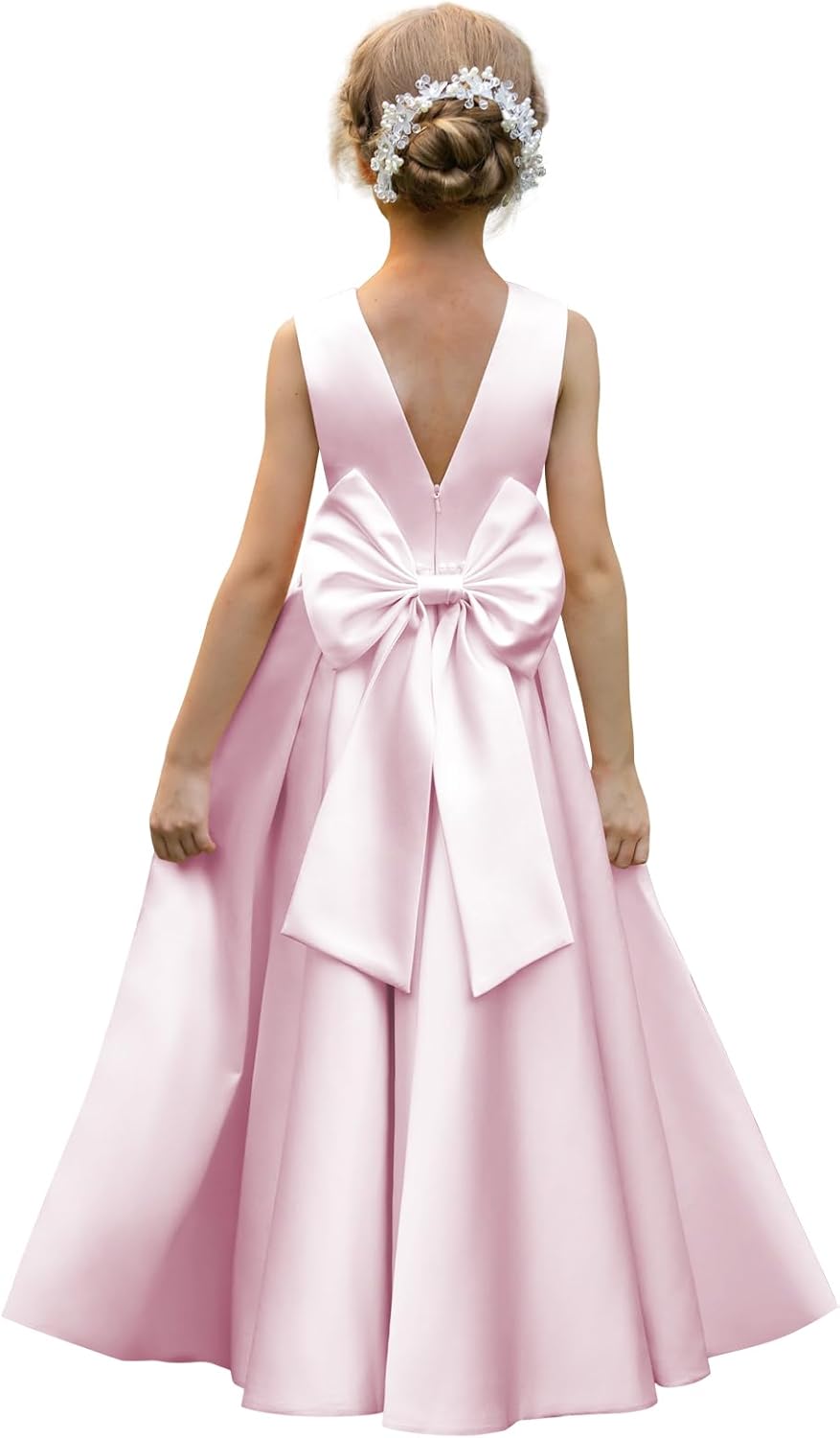 Satin Flower Girl Dresses for Wedding and Special Occasions