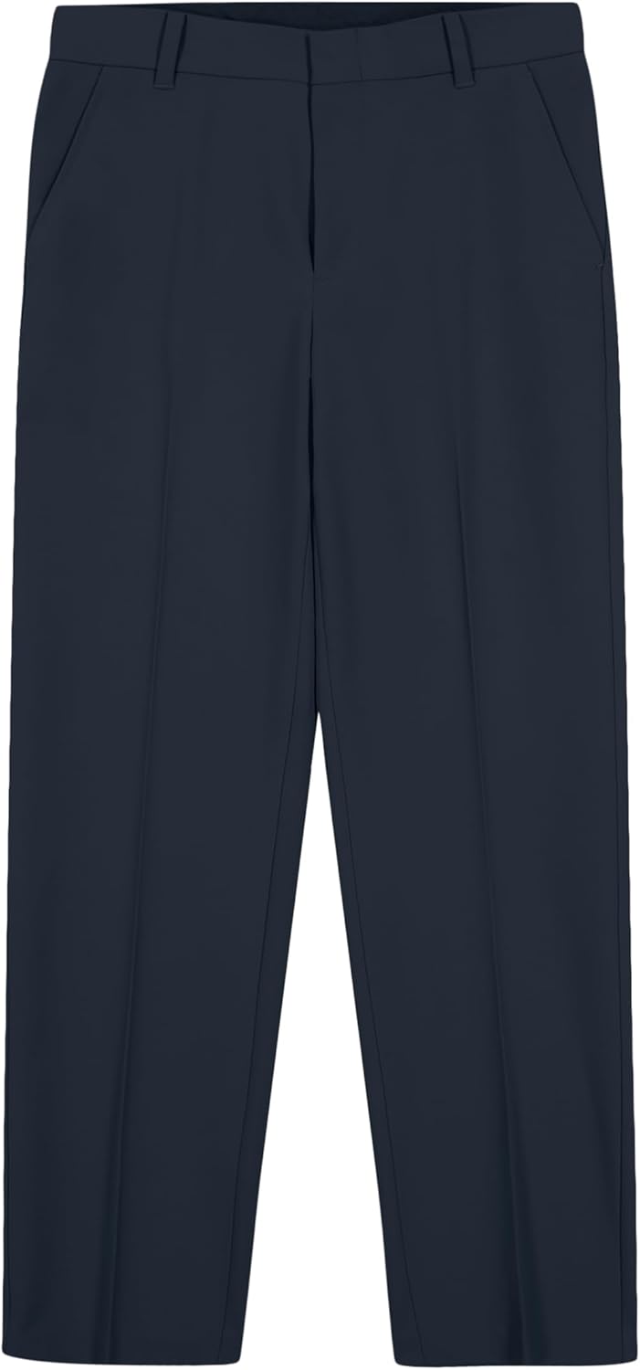 IZOD Boys' Bi-Stretch Flat Front Dress Pant for Comfort